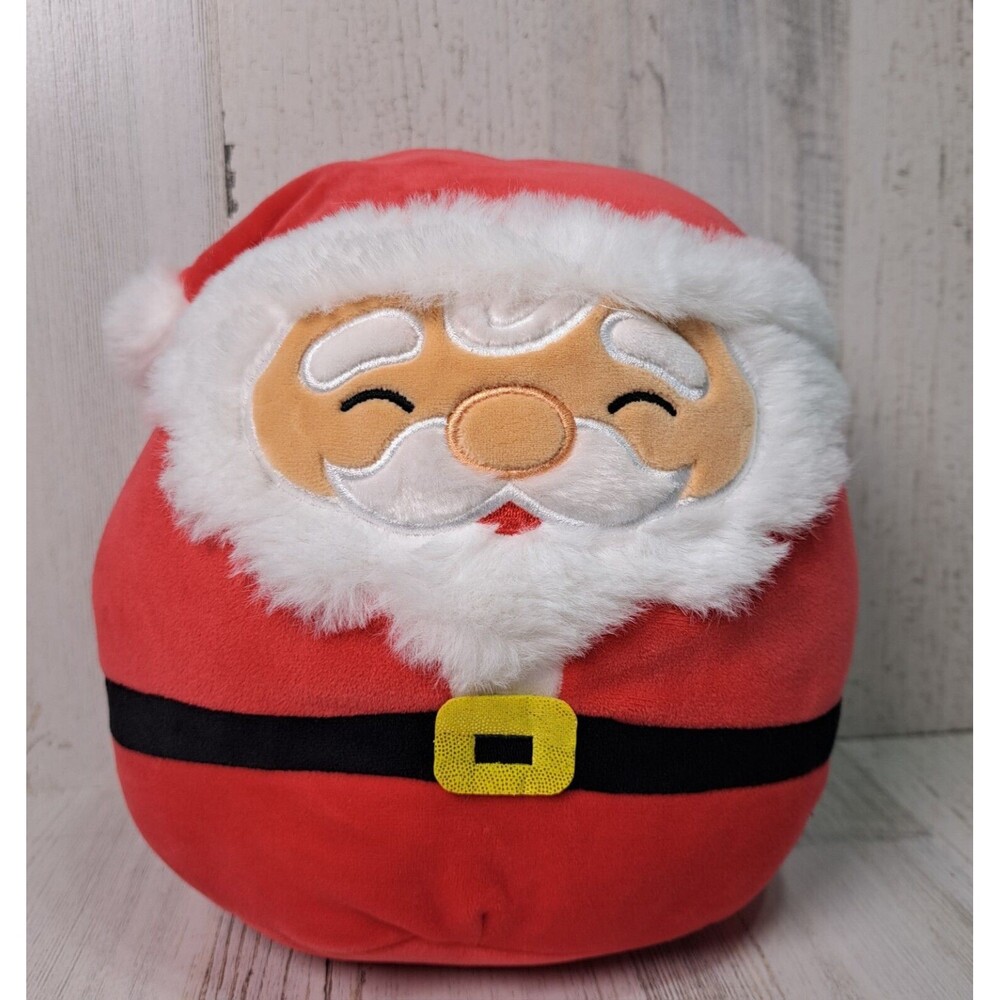 Squishmallow Santa 8" NICK Red Christmas Holiday Plush Toy Pillow Huggable Decor